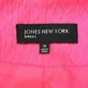 Jones New York Pink Flamingo Dress with Jacket 14